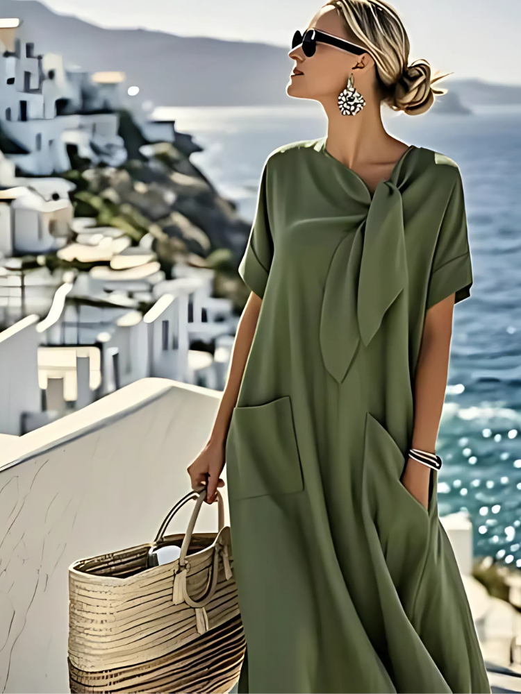 ROMY™ | Elegant Dress with Pockets and Comfortable Summer Style