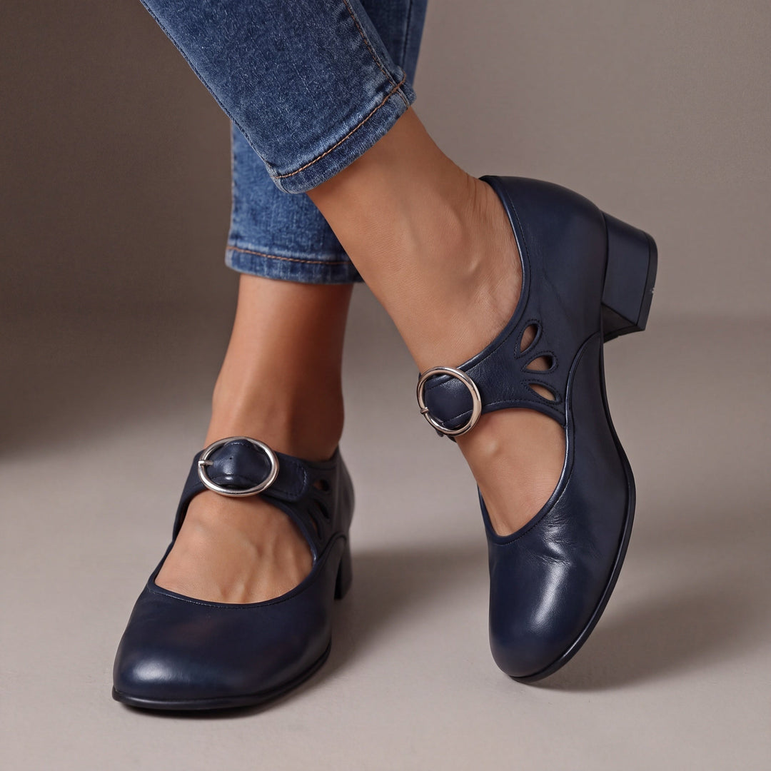 Josephine | Leather Comfort Mary Janes