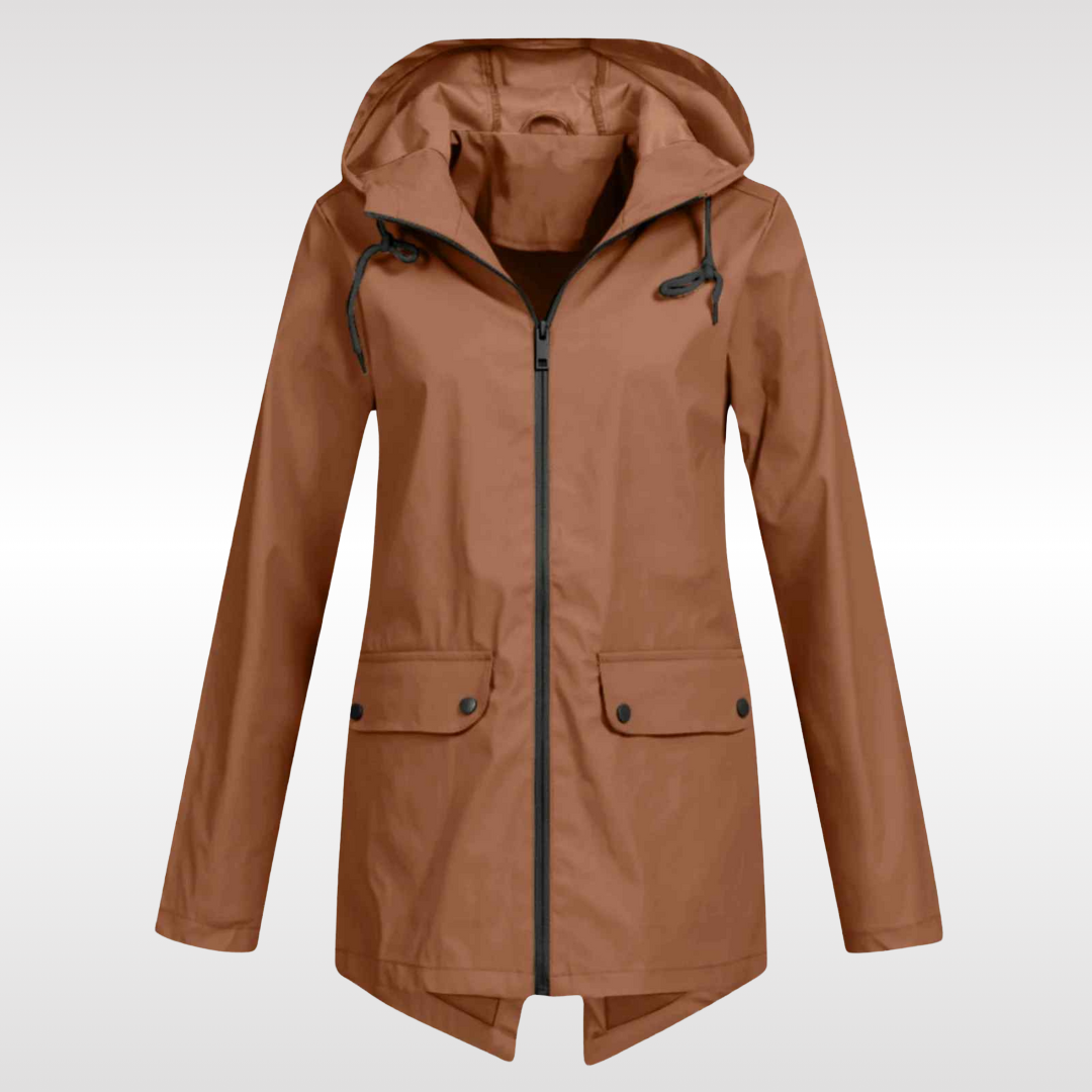 Roslyn Women's Waterproof Jacket - Coffee