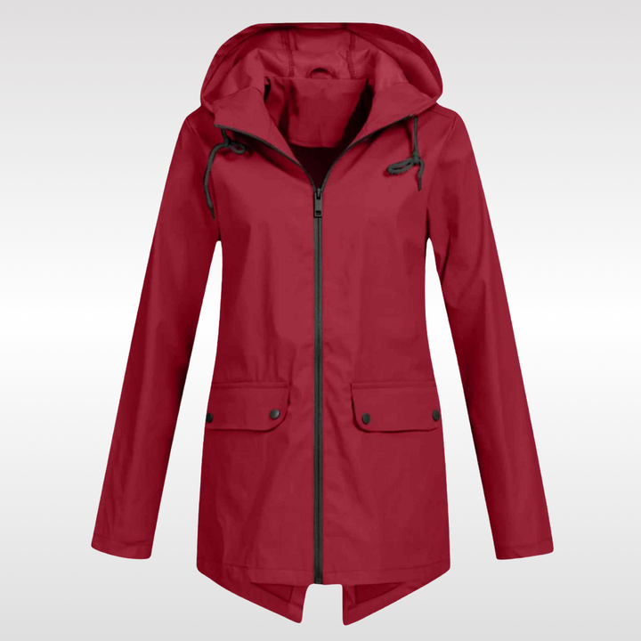 Roslyn Women's Waterproof Jacket - Wine Red