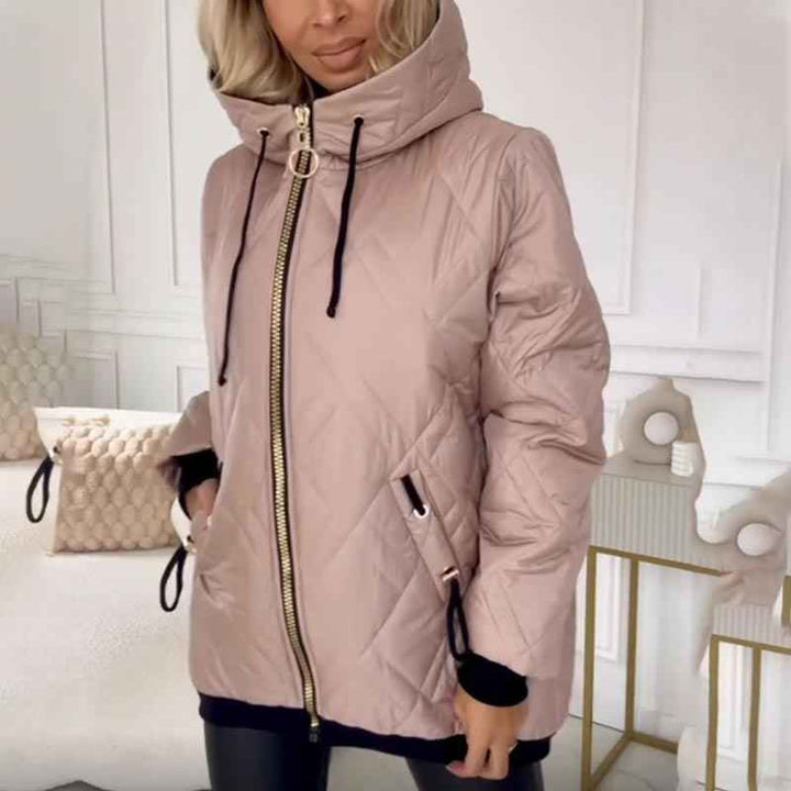 Eliena | Cozy Quilted Hooded Jacket
