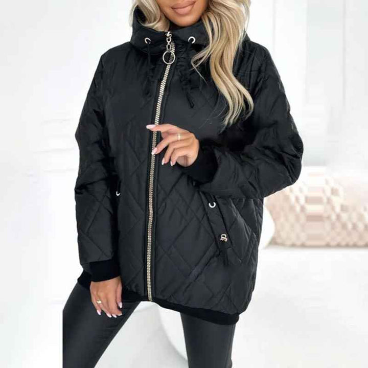 Eliena | Cozy Quilted Hooded Jacket