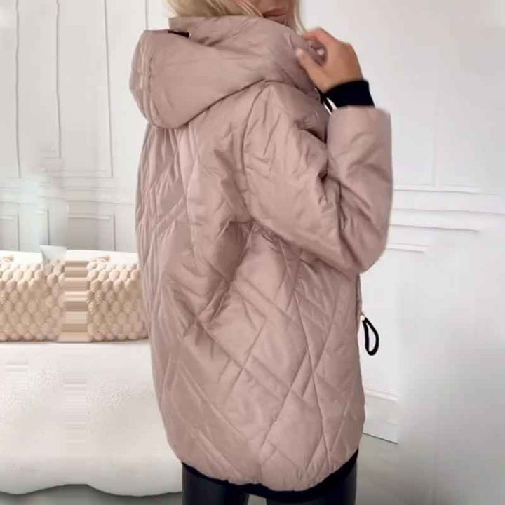Eliena | Cozy Quilted Hooded Jacket