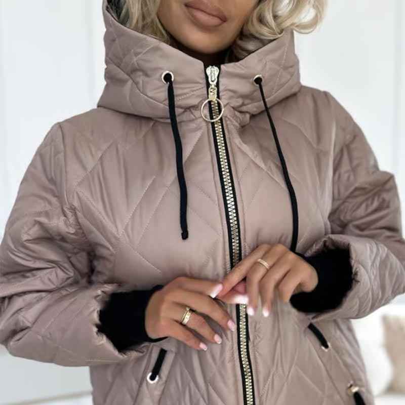 Eliena | Cozy Quilted Hooded Jacket