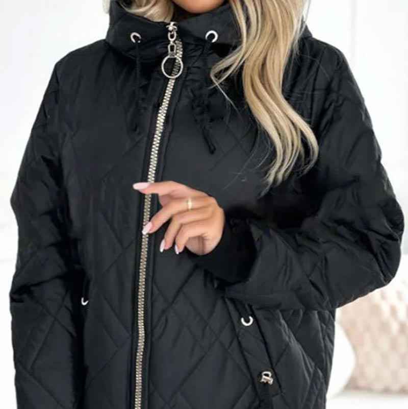 Eliena | Cozy Quilted Hooded Jacket