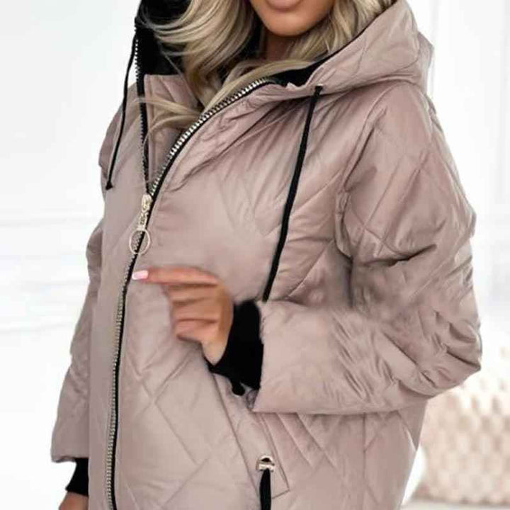 Eliena | Cozy Quilted Hooded Jacket