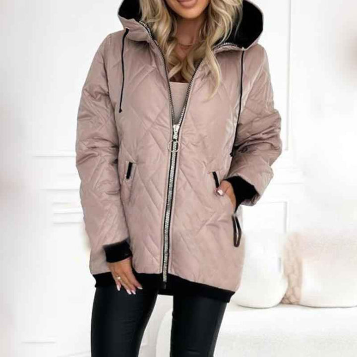 Eliena | Cozy Quilted Hooded Jacket
