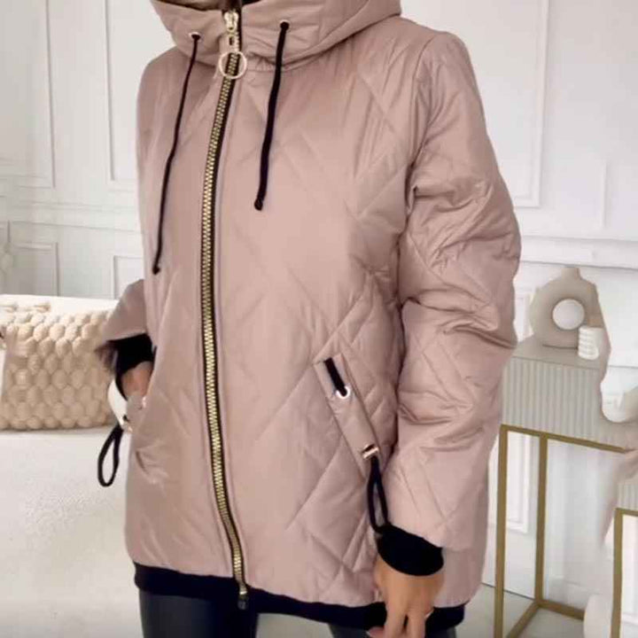 Eliena | Cozy Quilted Hooded Jacket
