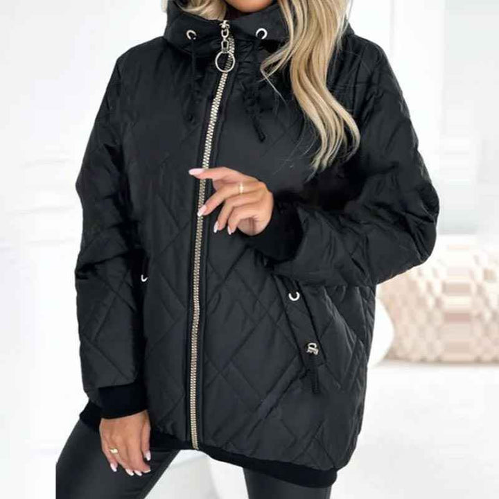 Eliena | Cozy Quilted Hooded Jacket