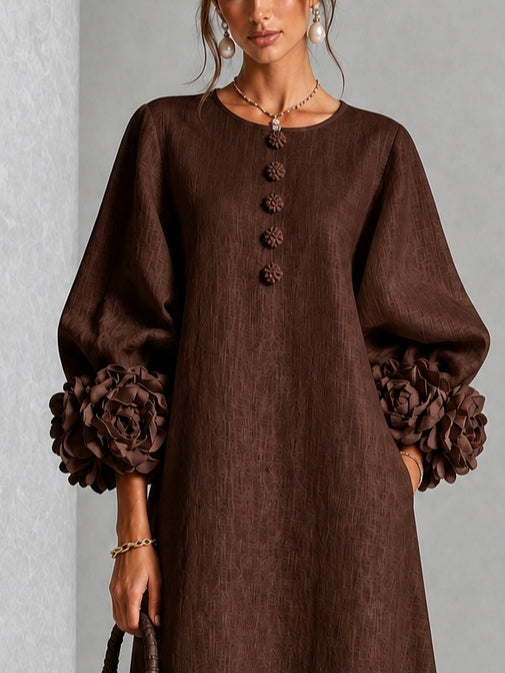The Sybil Petal Midi Dress