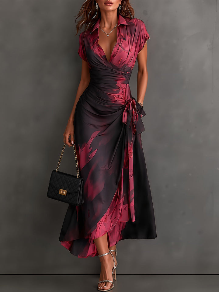Amelia | Printed Wrap Dress