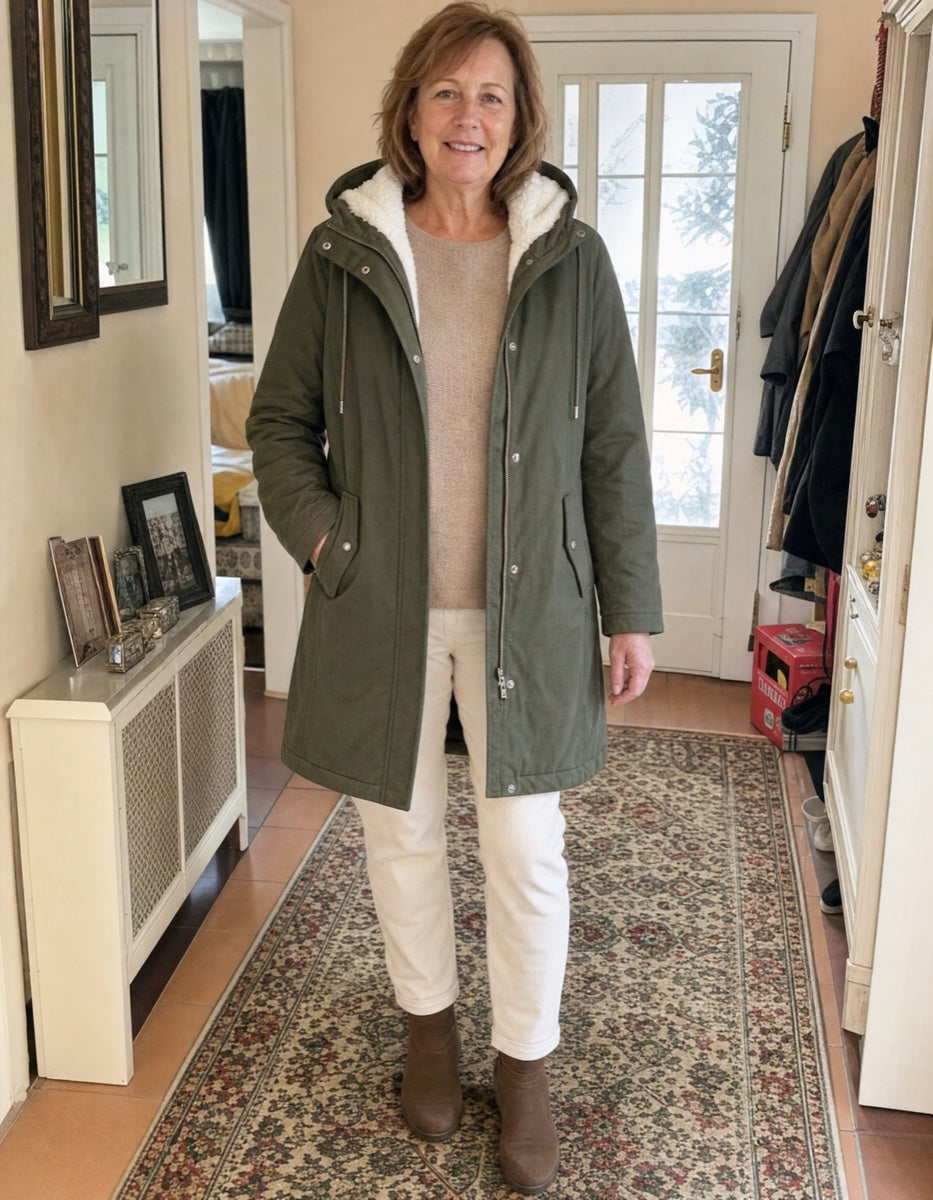 review green parka