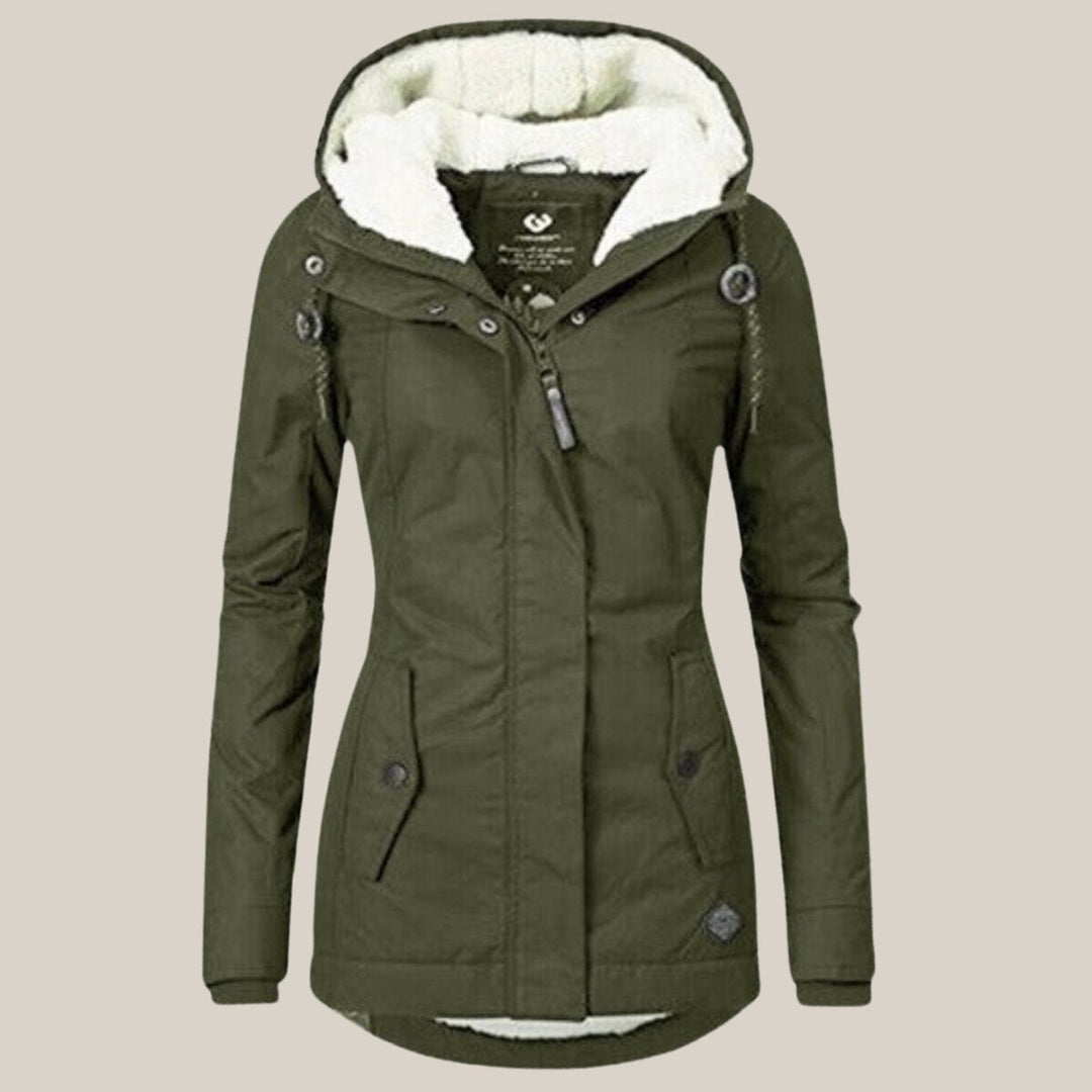 Harper | Women's Plush-Lined Hooded Quilted Winter Coat