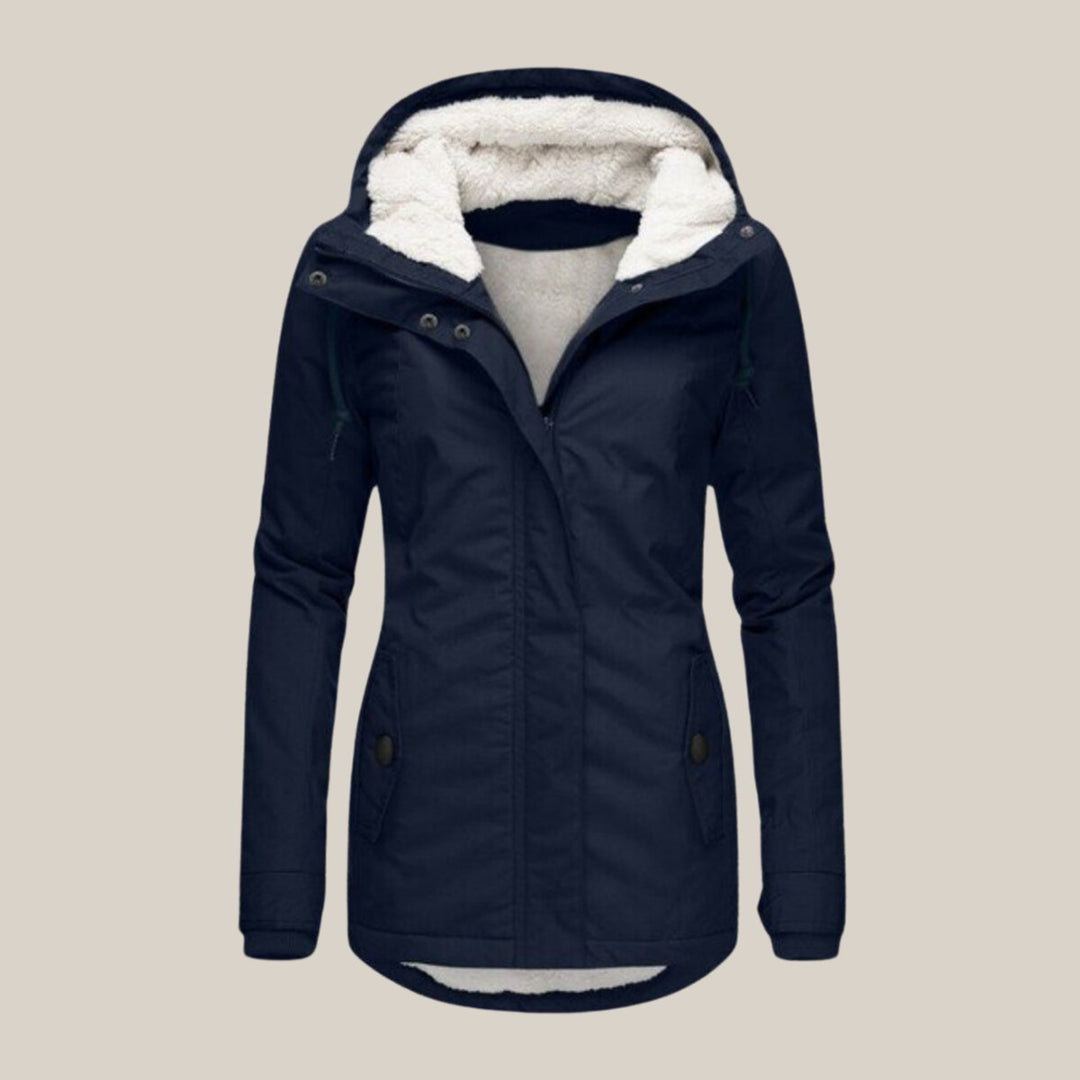 Harper | Women's Plush-Lined Hooded Quilted Winter Coat