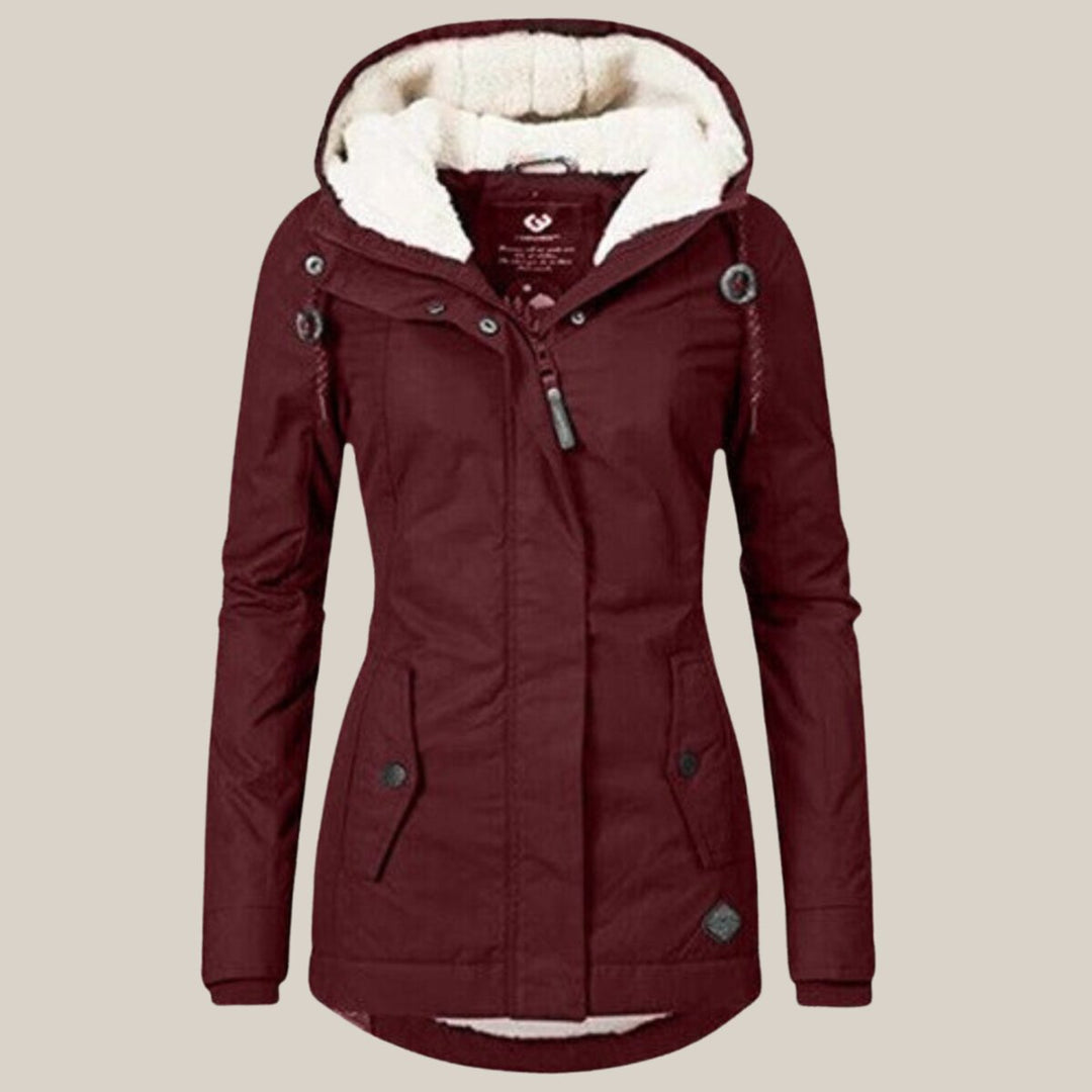 Harper | Women's Plush-Lined Hooded Quilted Winter Coat